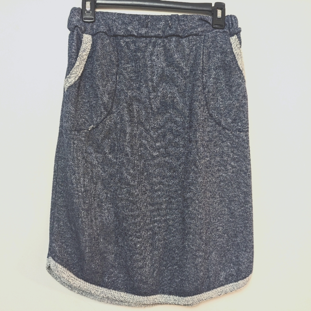 Blue Sweater Skirt